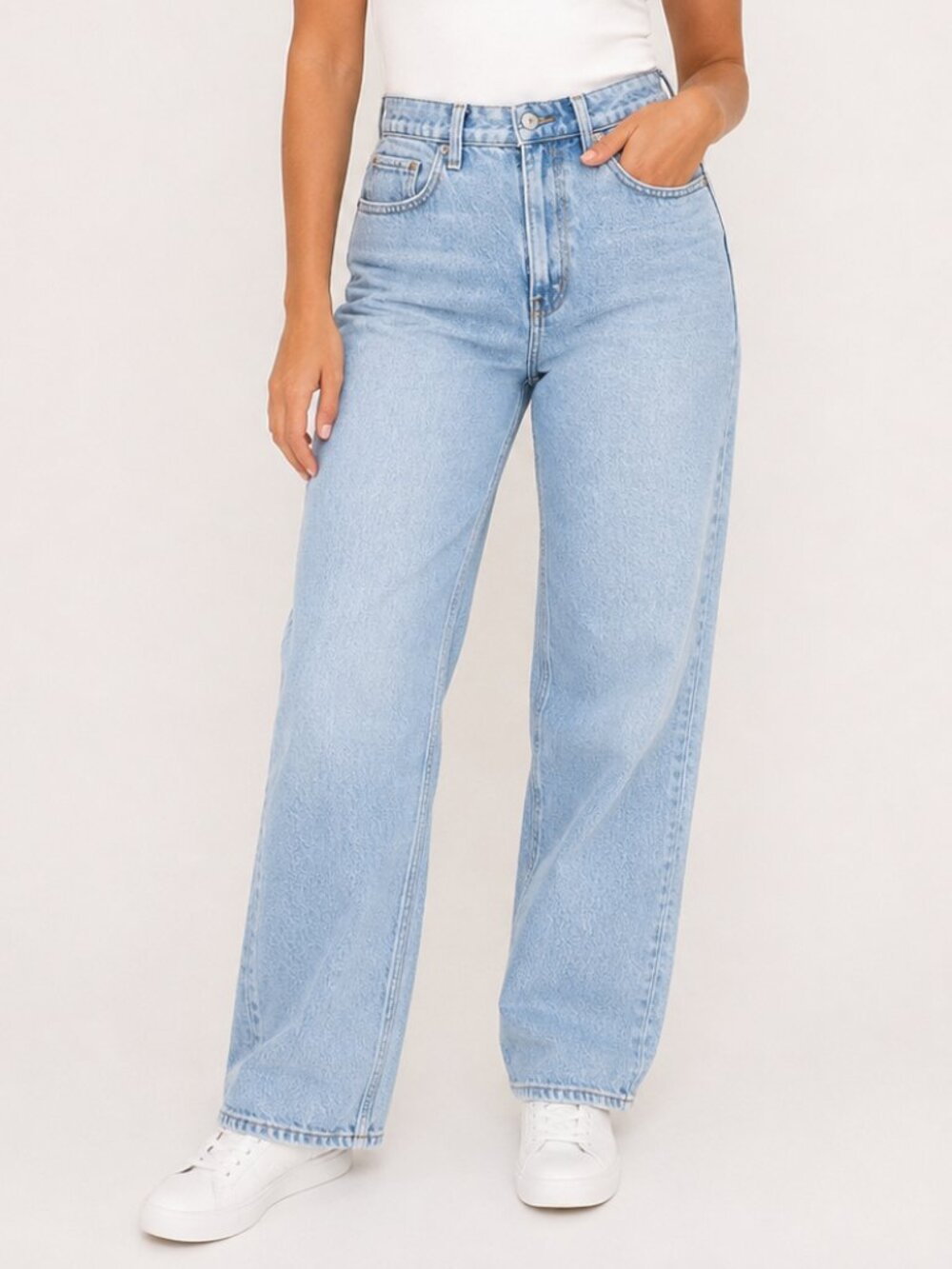 Abercrombie & Fitch Curve Love 90s Relaxed High Rise Jeans 28 6R Denim